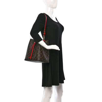 Louis Vuitton Monogram Neonoe MM Coquelicot 2 of 8