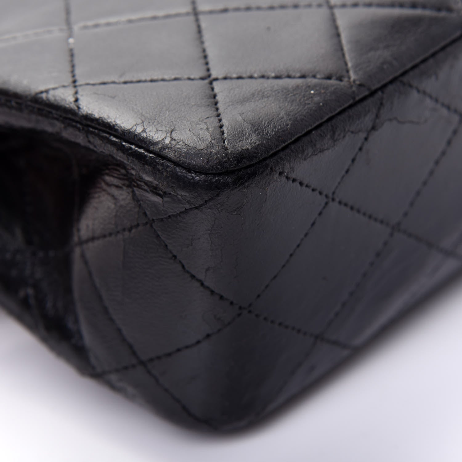 Chanel Lambskin Quilted Medium Single Flap Black 20 of 24