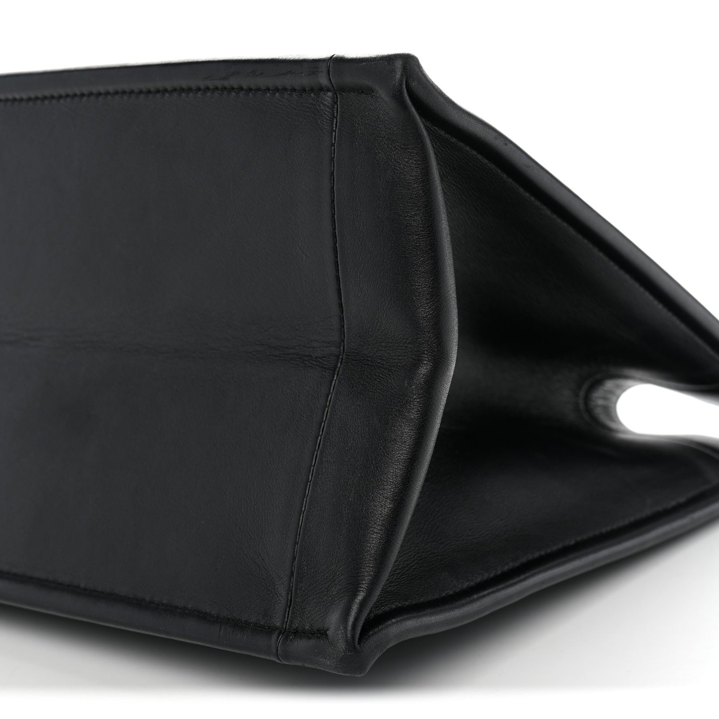 Calfskin Archicannage Medium Essential Tote Black