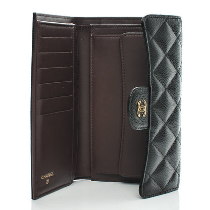 Chanel Caviar Quilted Large Flap Wallet Black 4 of 7