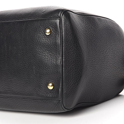 Versace Cervo Embossed Vitello Signature Duffle Bag Black 13 of 18