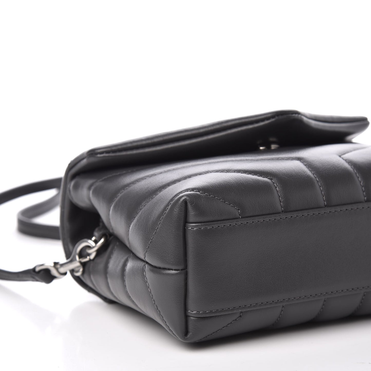 Calfskin Y Quilted Monogram Toy Loulou Crossbody Bag Storm