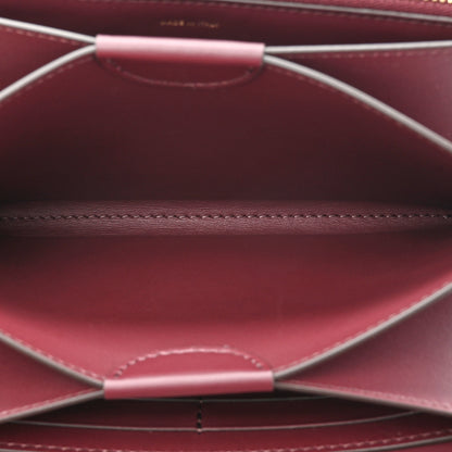 Burberry Calfskin Logo Hazelmere Wallet With Detachable Strap Deep Maroon 5 of 10