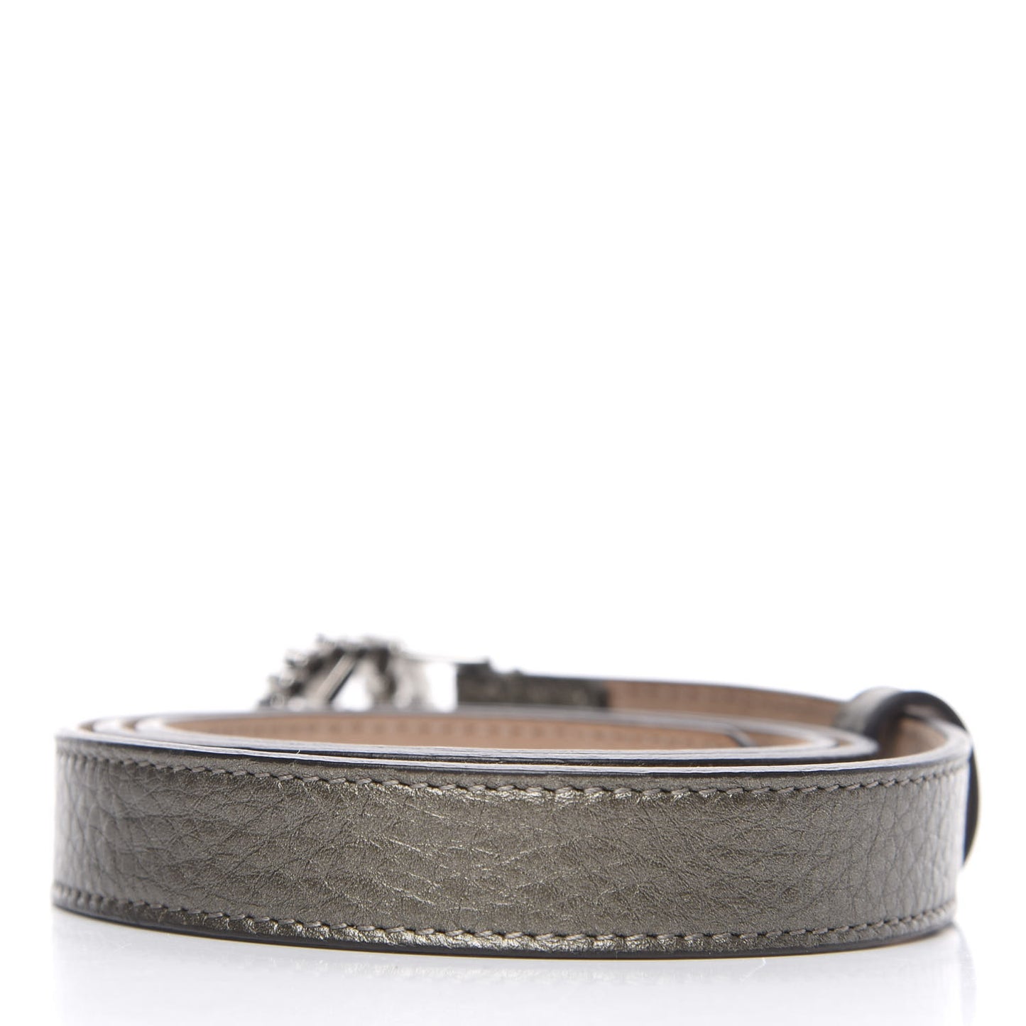 Calfskin Crystal Interlocking G Belt 80 32 Sasso