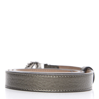 Gucci Calfskin Crystal Interlocking G Belt 80 32 Sasso 2 of 4