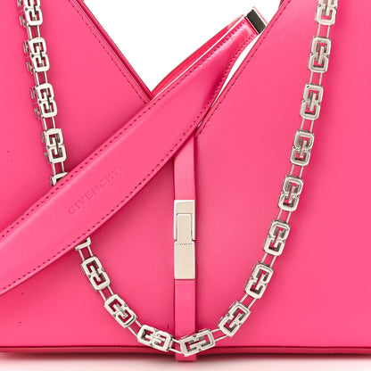 Givenchy Box Calfskin Mini Cut Out Shoulder Bag Neon Pink 8 of 18