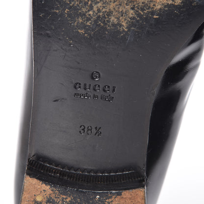 Gucci Regent Calfskin Womens 1953 Horsebit Loafers 38.5 Black 8 of 13