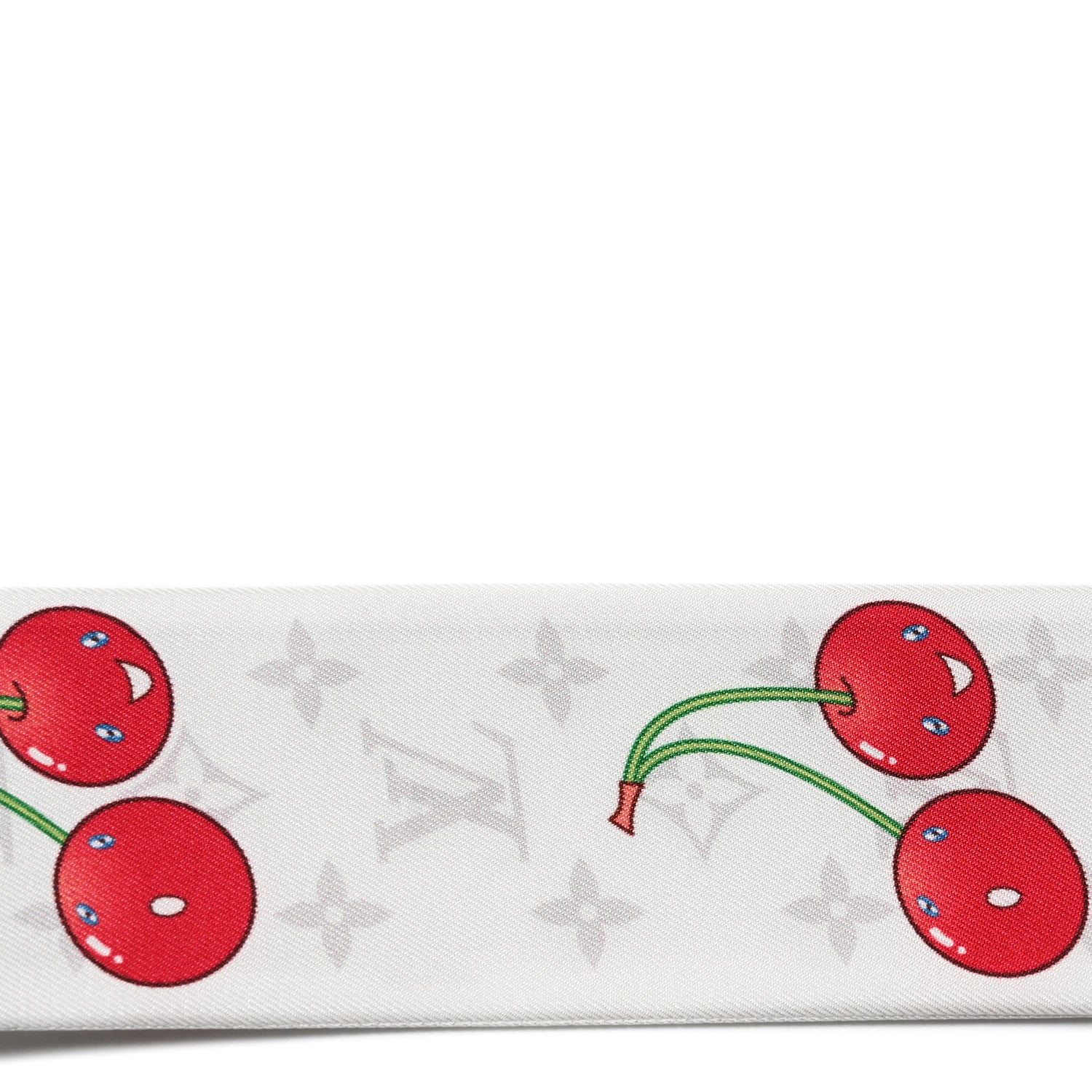 Louis Vuitton LV X TM Silk Monogram Cerises Bandeau White 4 of 4