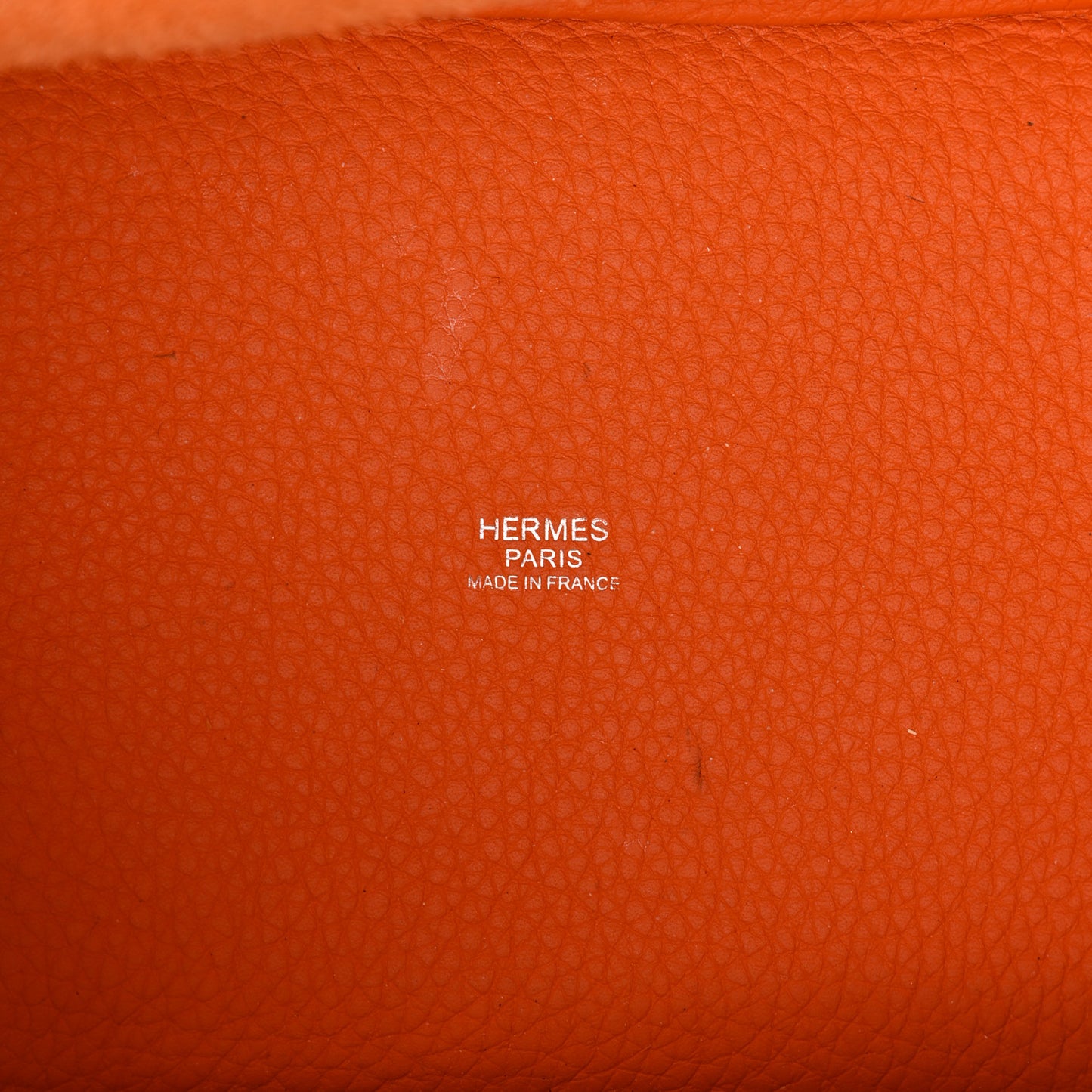 Taurillon Clemence Picotin Lock 18 PM Orange