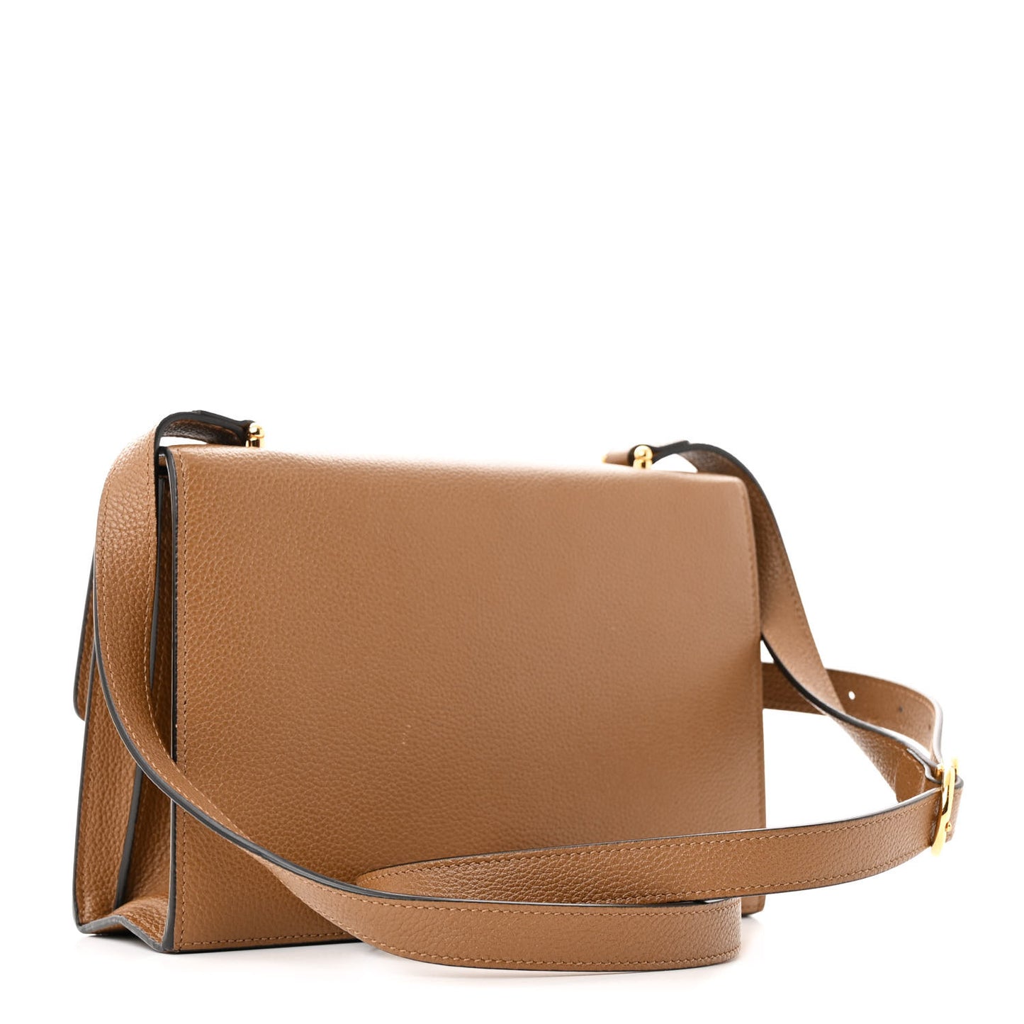 Grainy Calfskin Small Zumi Shoulder Bag Friky Taupe