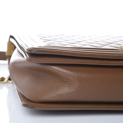 Chanel Calfskin Quilted Large Boy Flap Brown 20 of 20