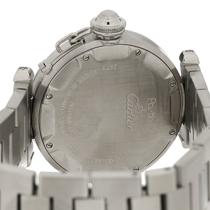 Cartier Stainless Steel 35mm Pasha C Big Date Automatic Watch 4 of 5