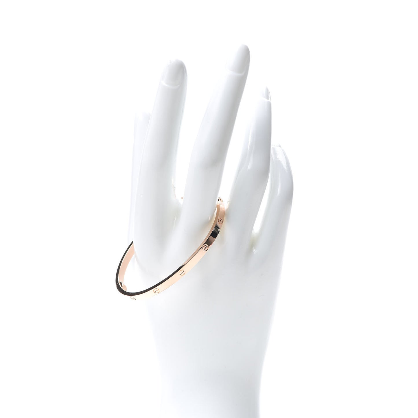 18K Pink Gold Small LOVE Bracelet 17