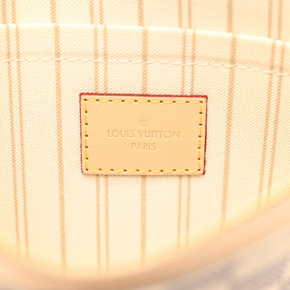 Louis Vuitton Damier Azur Neverfull MM GM Pochette 6 of 6