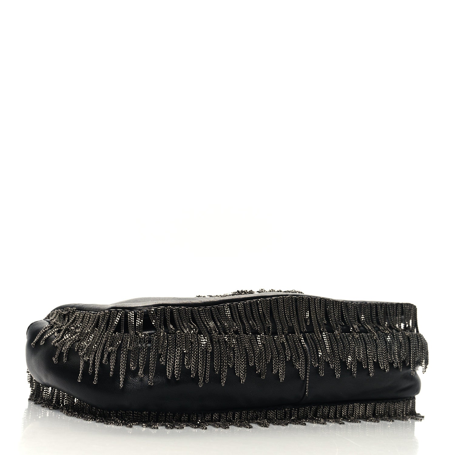 Chanel Lambskin Rock And Cabaret Chain Fringe Flap Black 4 of 10