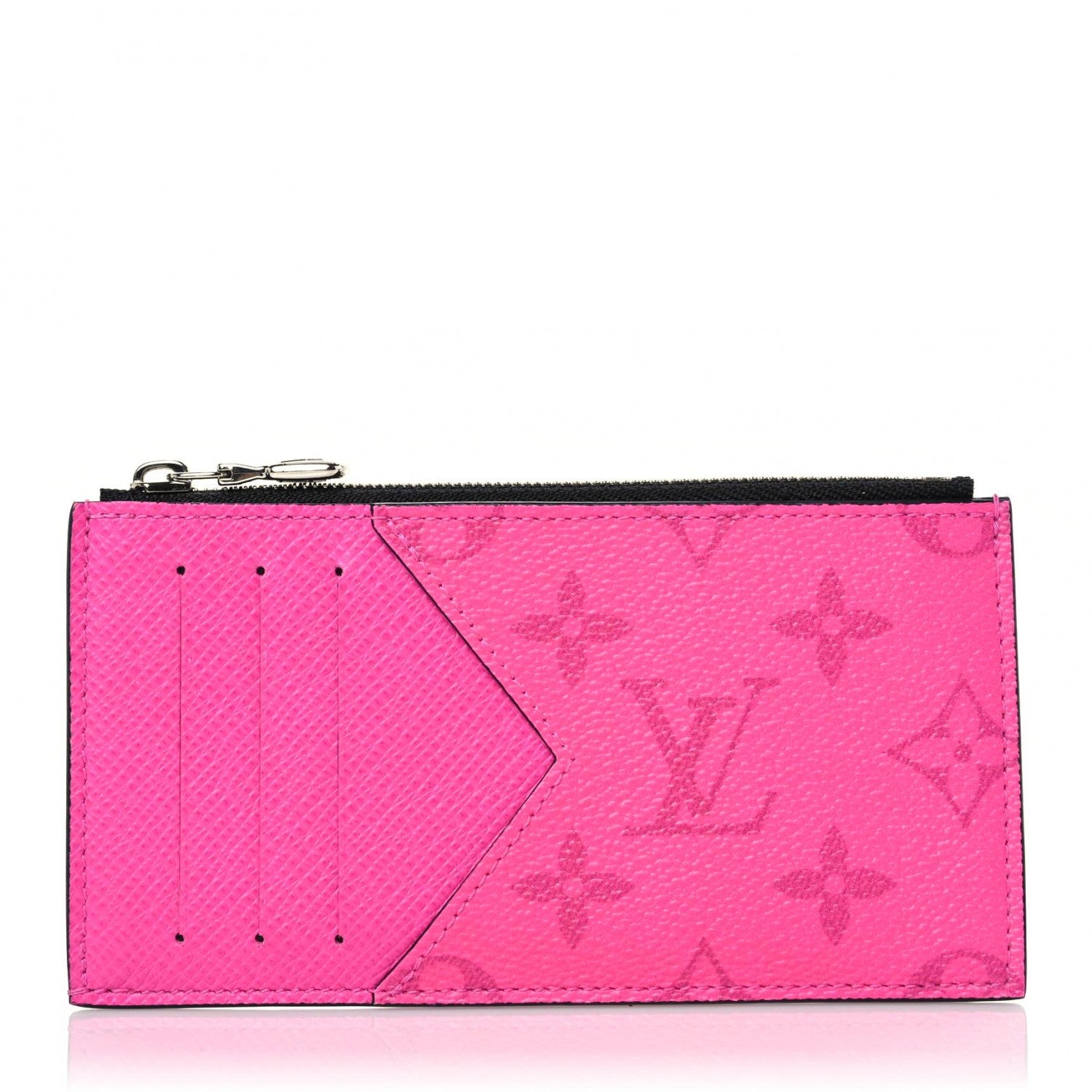 Louis Vuitton Taigarama Coin Card Holder Fuchsia 1 of 6