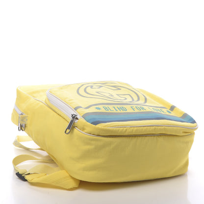 Gucci Nylon Twill Blind For Love Interlocking G Backpack Pastel Yellow Multicolor 3 of 9