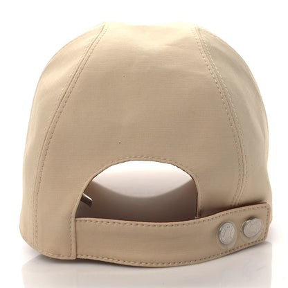 Hermes Cotton Davis H Primavera Hat 56 Blanc Creme 6 of 9