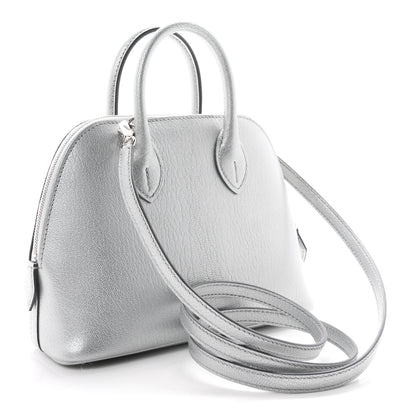 Hermes Metallic Chevre Chamkilight Mini 1923 Bolide Argent 3 of 11