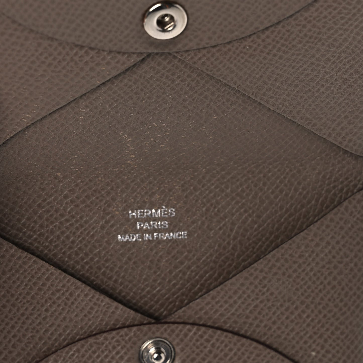 Epsom Calvi Card Case Etoupe