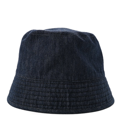 Prada Denim Re-Nylon Reversible M Bucket Hat Blue Black 8 of 11