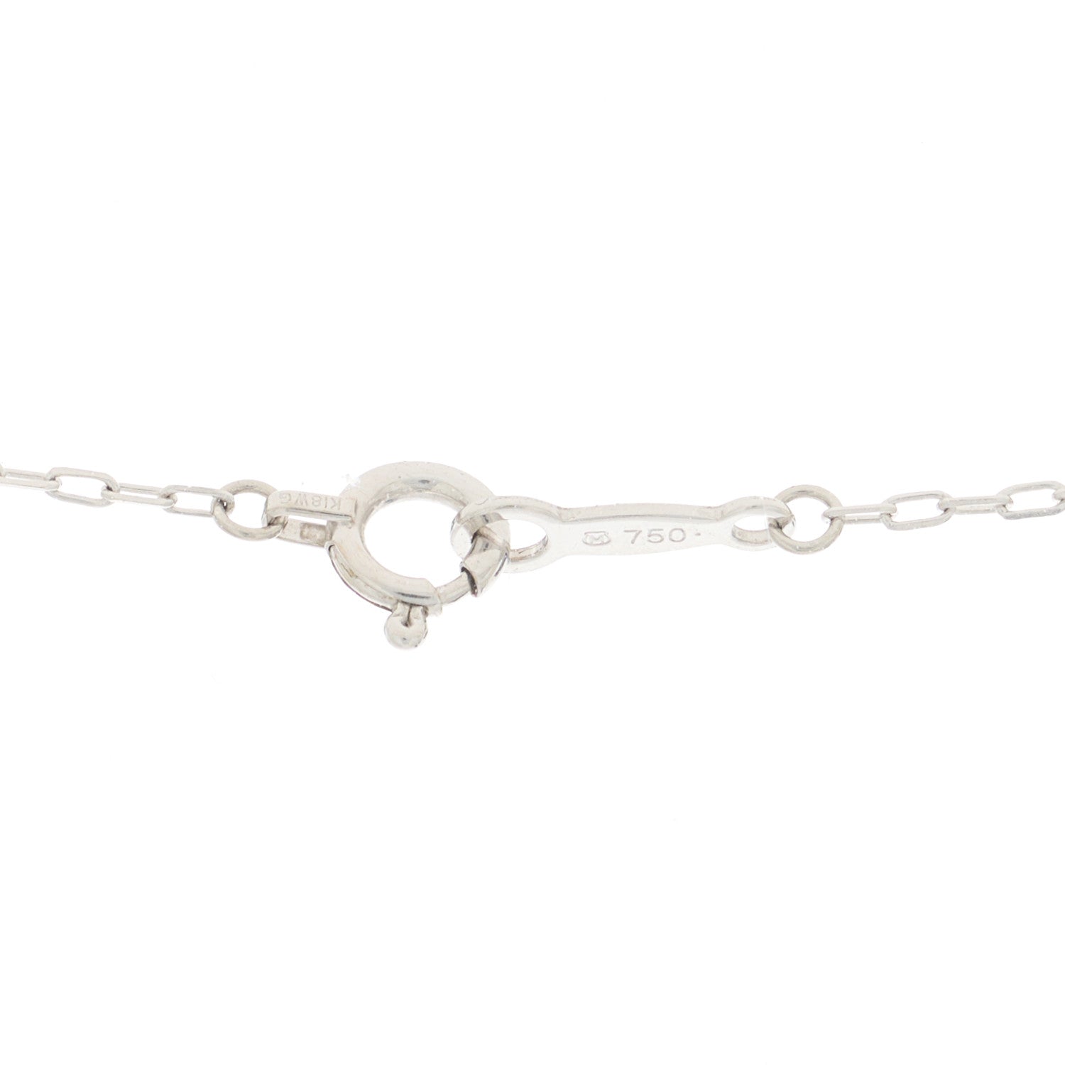 Mikimoto 18K White Gold Akoya Pearl Diamond 7-7.5mm Drop Pendant Necklace 4 of 6