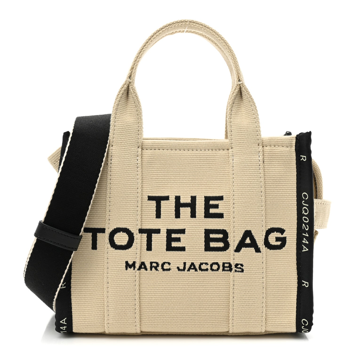 Marc Jacobs Jacquard Small The Traveler Tote Bag Warm Sand 1 of 10