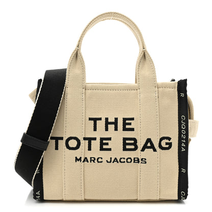 Marc Jacobs Jacquard Small The Traveler Tote Bag Warm Sand 1 of 10