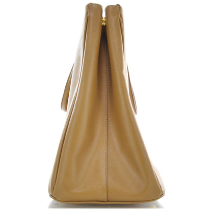 Prada Saffiano Lux Large Tote Caramel 4 of 11