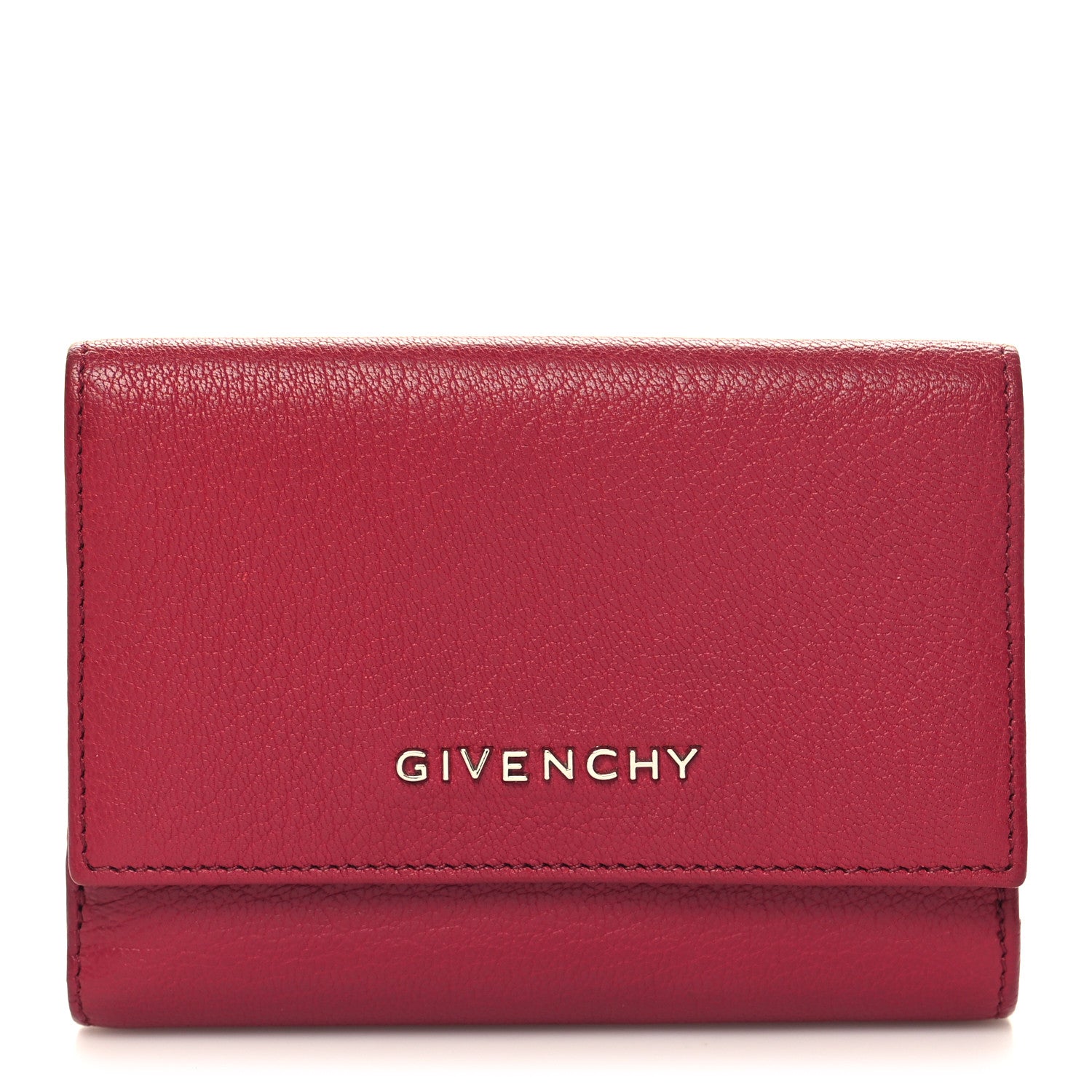 Givenchy Goatskin Pandora Wallet Raspberry 1 of 10