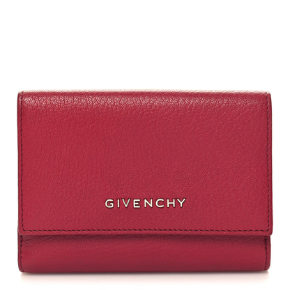 Givenchy Goatskin Pandora Wallet Raspberry 1 of 10