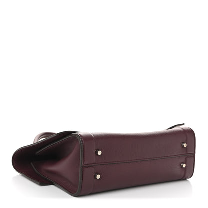 Givenchy Grained Calfskin Small Shark Lock Satchel Burgundy 6 of 19