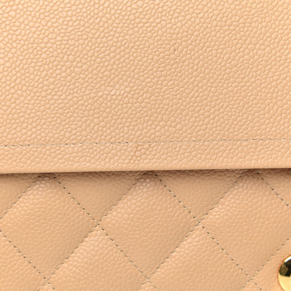 Chanel Caviar Quilted Jumbo Double Flap Beige Clair 12 of 14