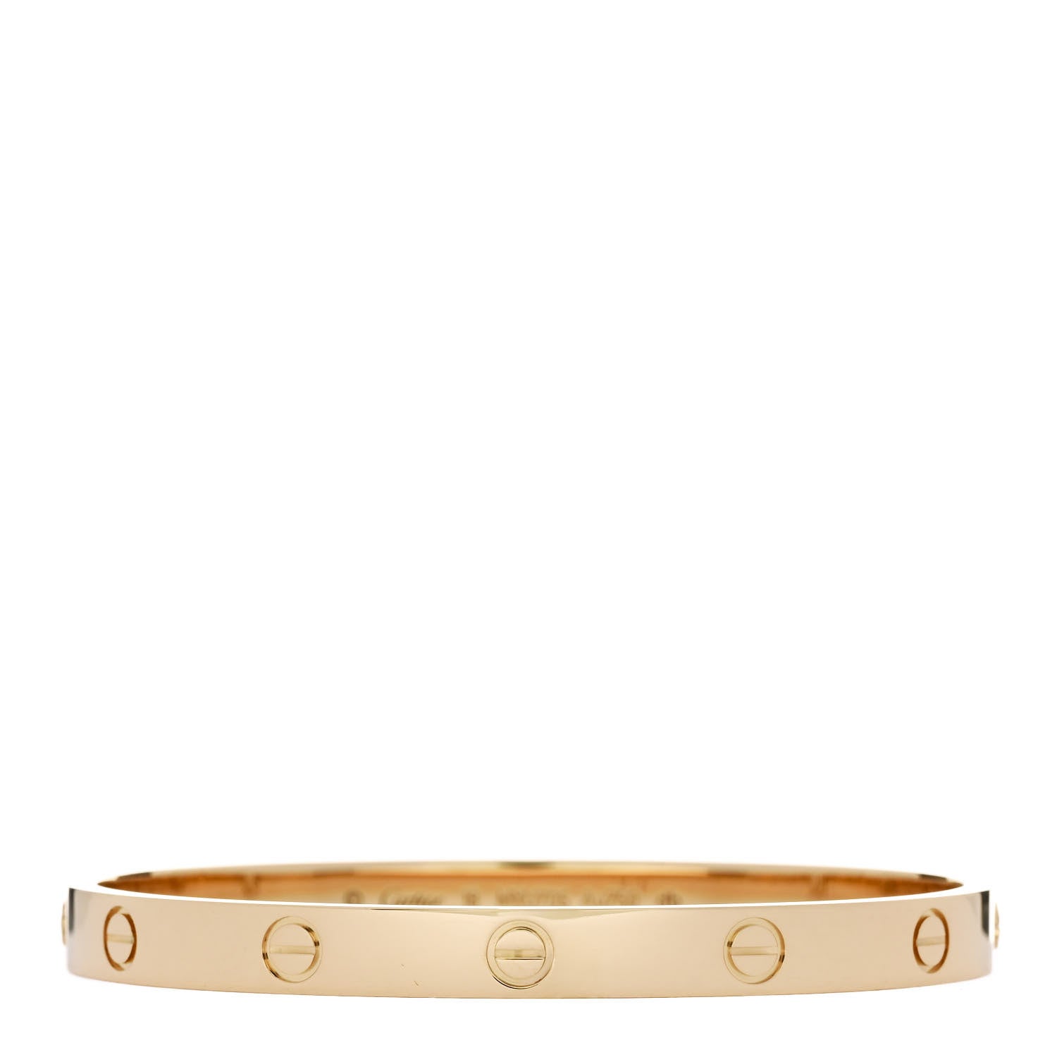 Cartier 18K Yellow Gold LOVE Bracelet 18 1 of 9