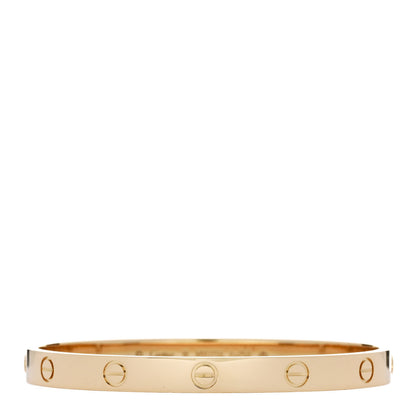Cartier 18K Yellow Gold LOVE Bracelet 18 1 of 9