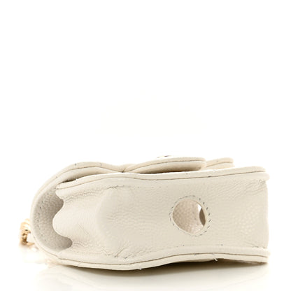 Chanel Caviar Quilted Airpods Pro Case White 4 of 9