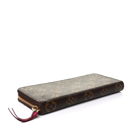 Louis Vuitton Monogram Clemence Wallet Fuchsia 3 of 8