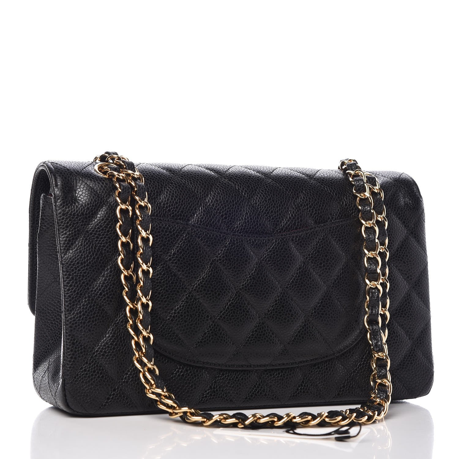 Chanel Caviar Quilted Medium Double Flap Black 4 of 9
