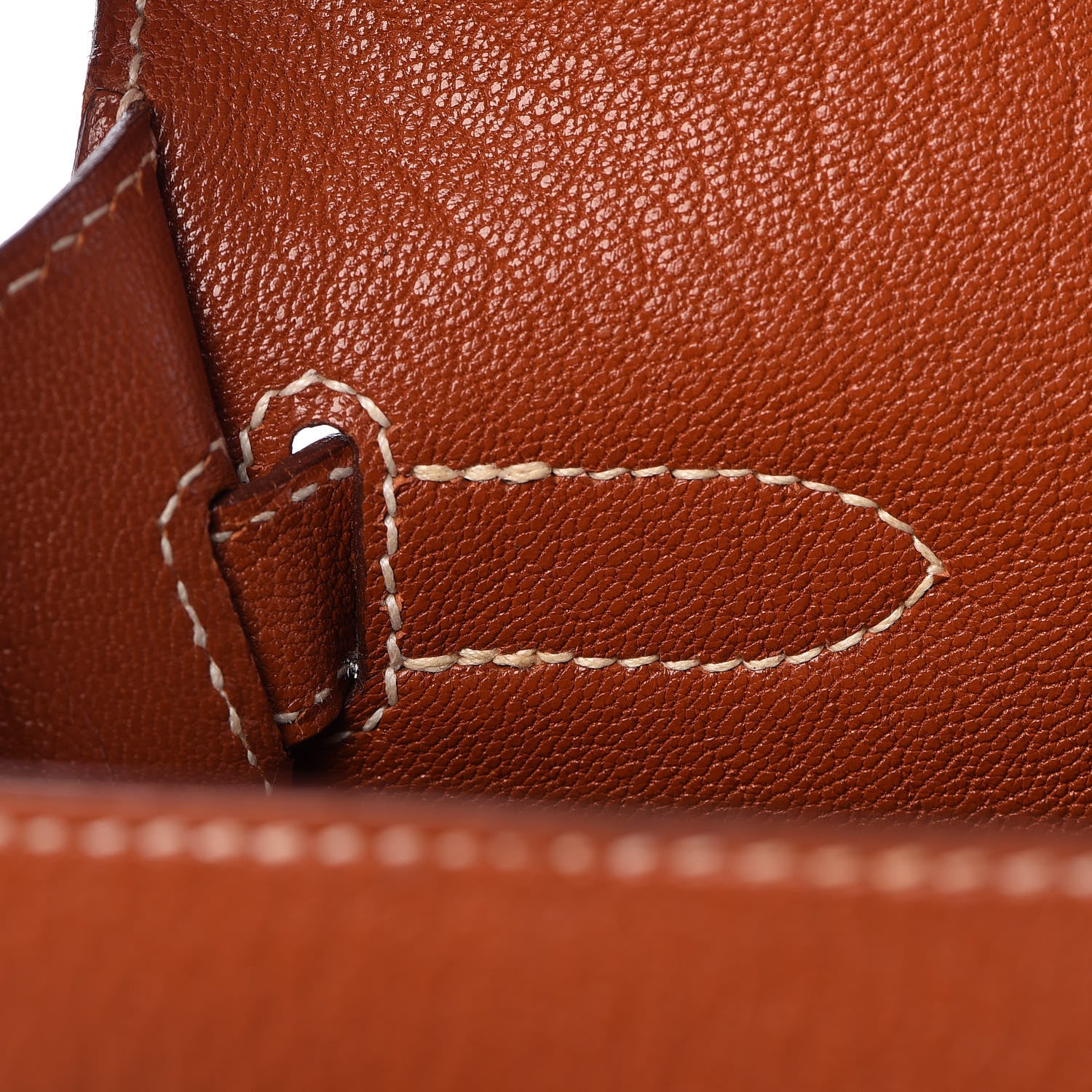 Hermes Chevre De Coromandel Kelly Sellier 32 Brique 13 of 36