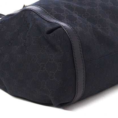 Gucci Monogram New Ladies Web Tote Black 6 of 8