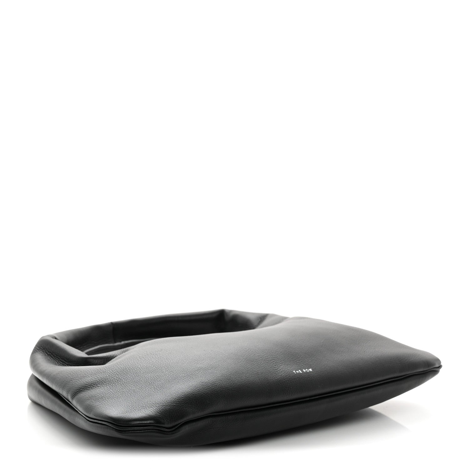 The Row Grained Calfskin Small Everyday Shoulder Bag Black 4 of 9