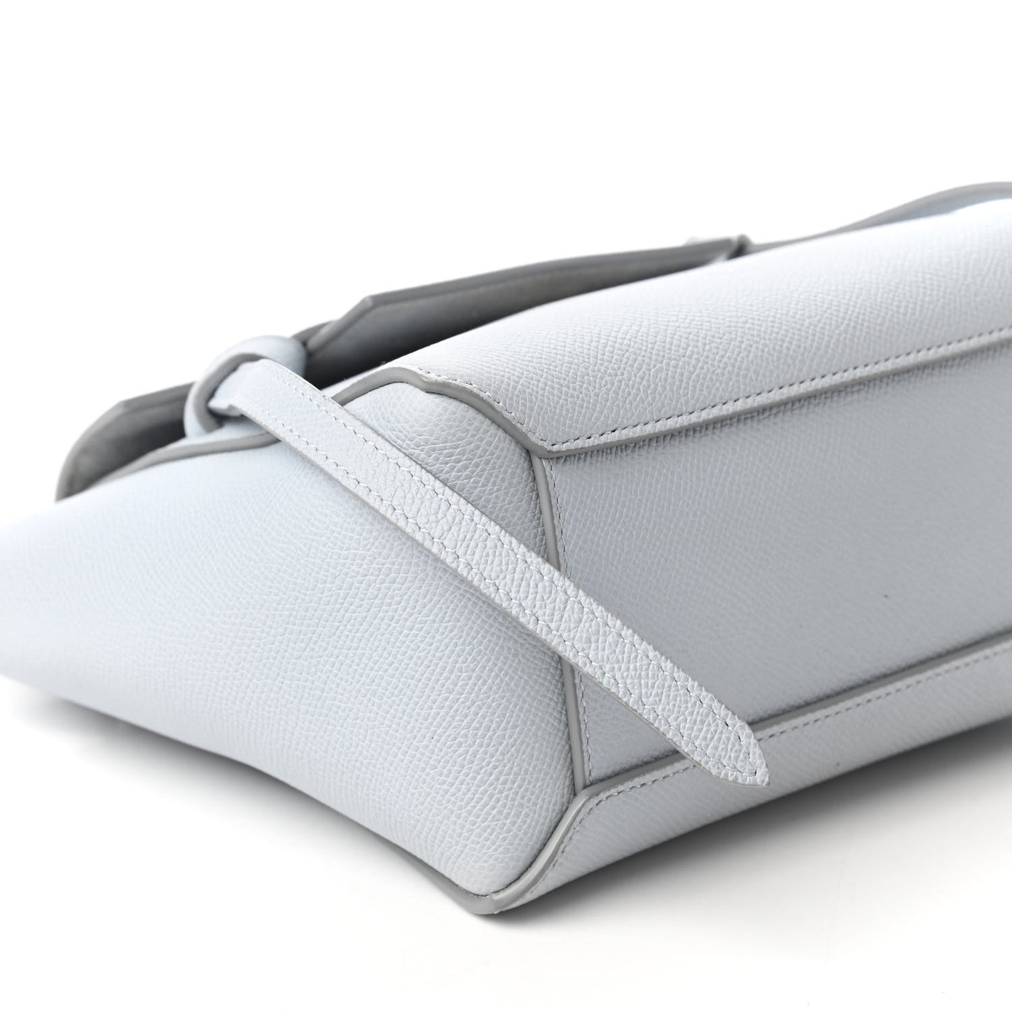 Grained Calfskin Micro Belt Bag Cloud