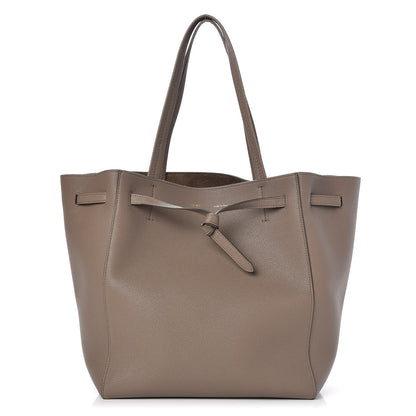 Celine Soft Grained Calfskin Small Belt Cabas Phantom Taupe 1 of 8