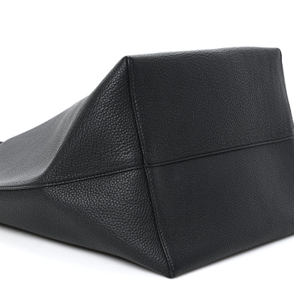 The Row Grained Calfskin Large N/S Park Tote Black Black 8 of 9