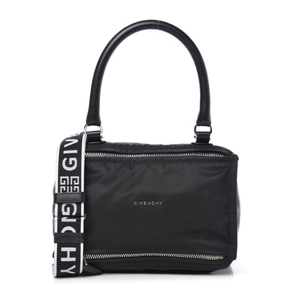 Givenchy Nylon Small Pandora Logo Strap Black 1 of 12