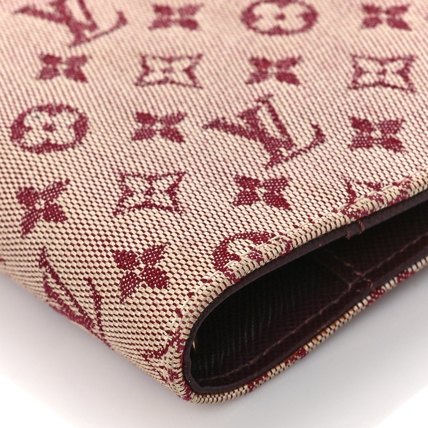 Mini Monogram Small Ring Agenda Cover Cherry
