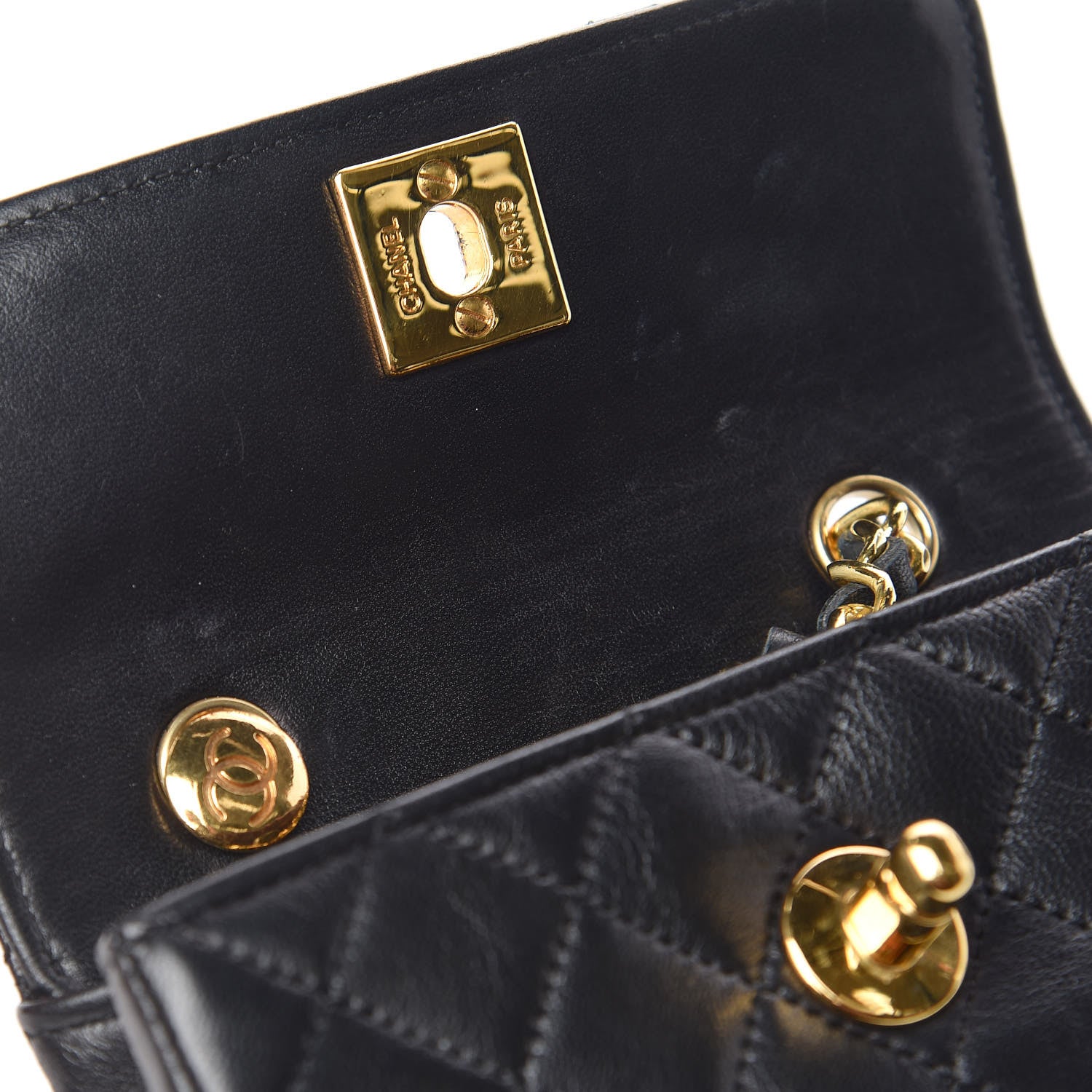 Chanel Lambskin Quilted Extra Mini Flap Black 17 of 17