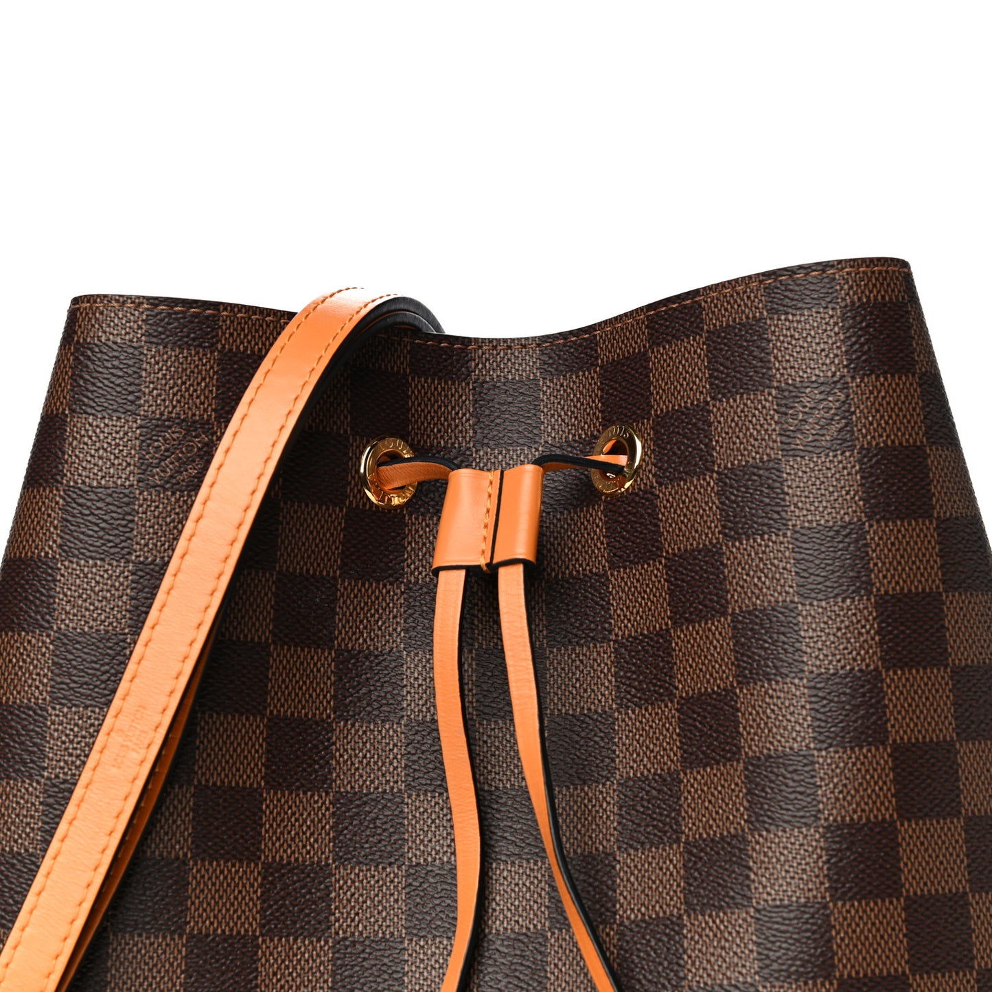 Damier Ebene Neonoe MM Safran