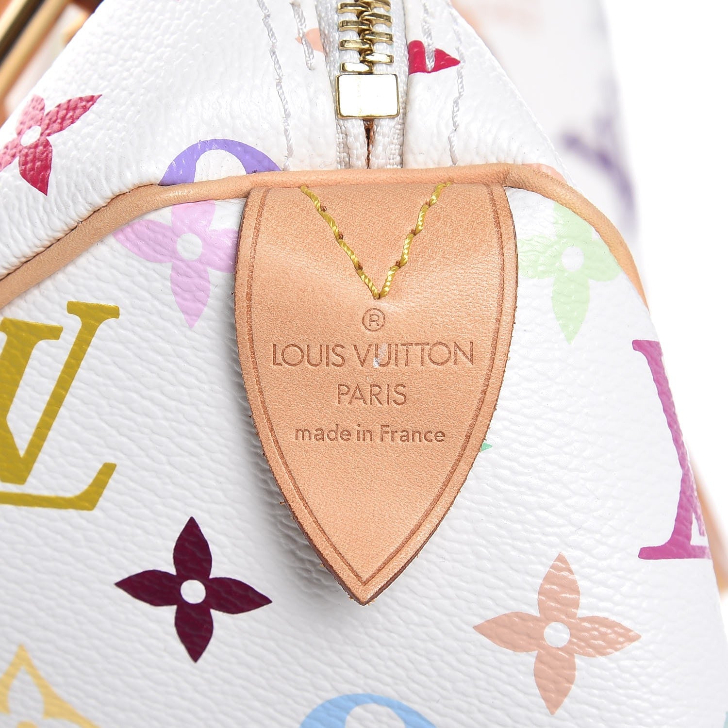 Louis Vuitton Monogram Multicolor Speedy 30 White 6 of 7