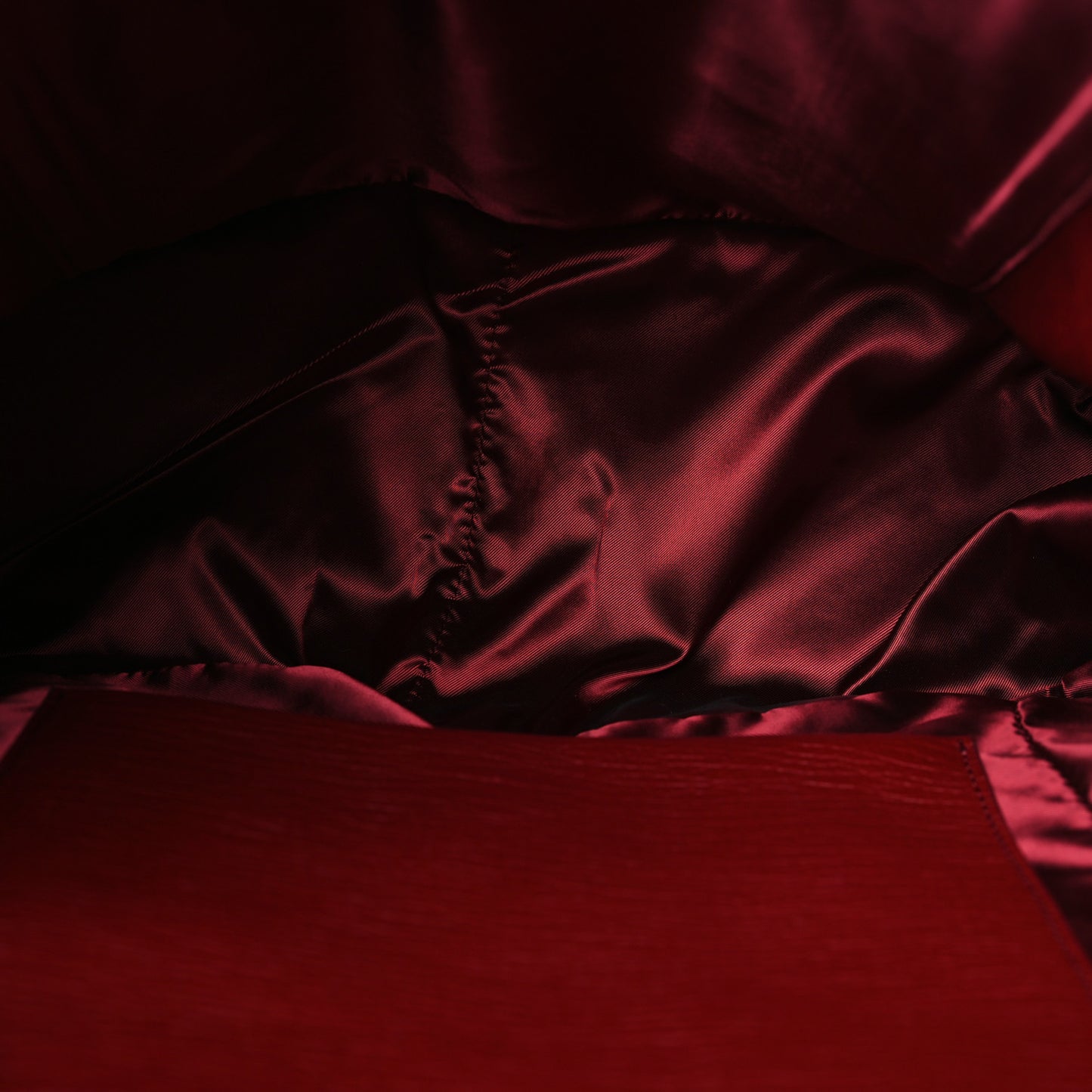 Textured Calfskin Large Pashli Satchel Red